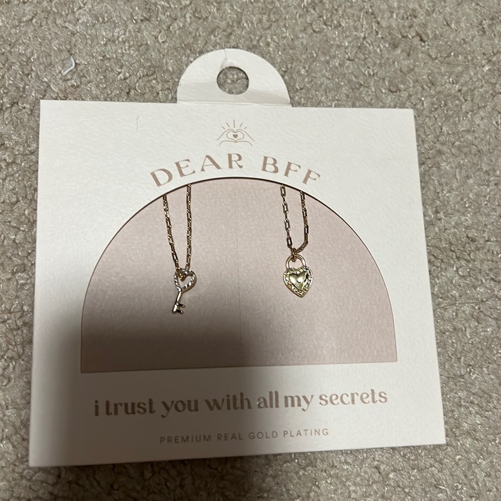Cotton on dear bff necklace